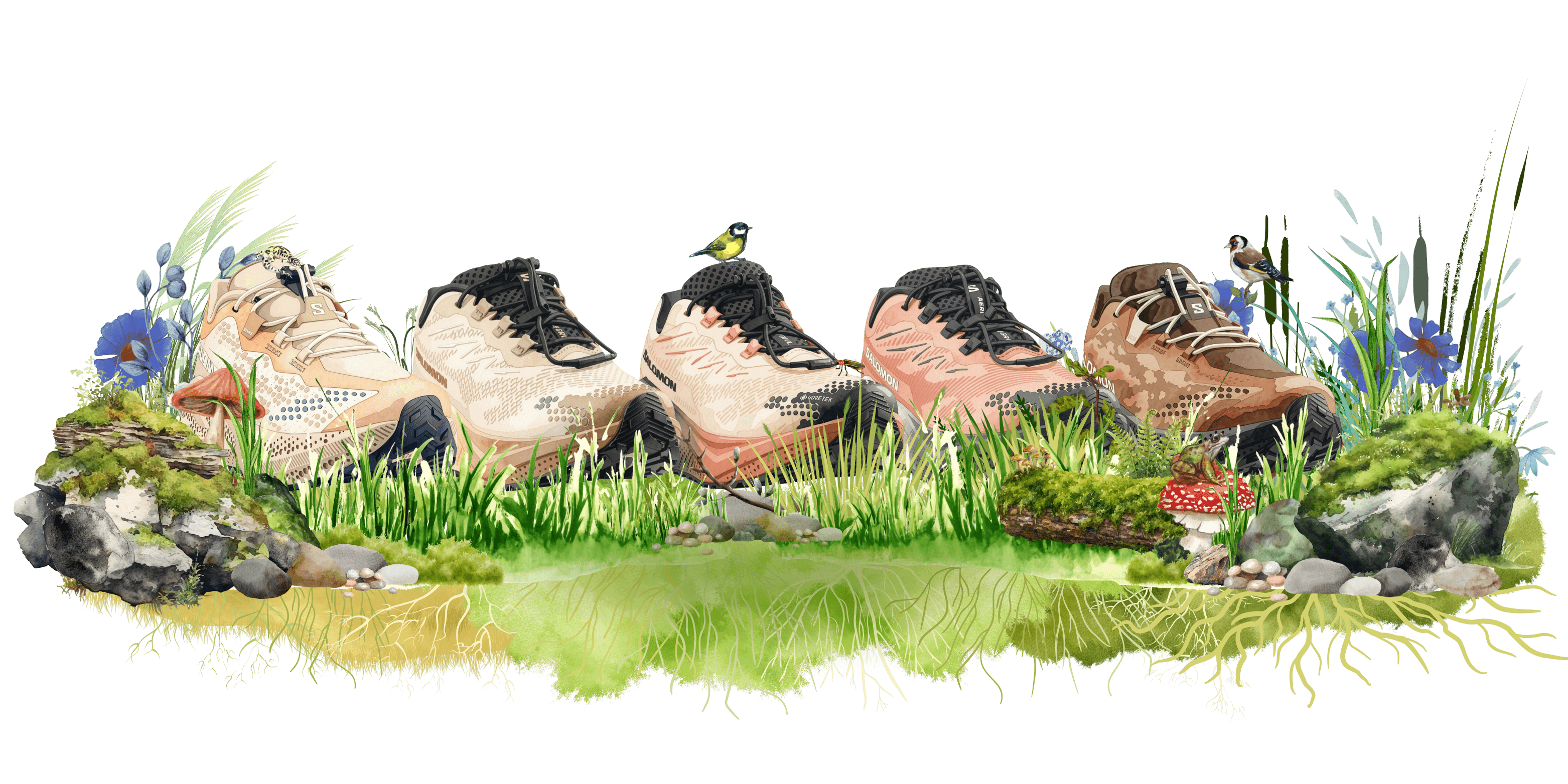 Salomon Gravel footwear lineup